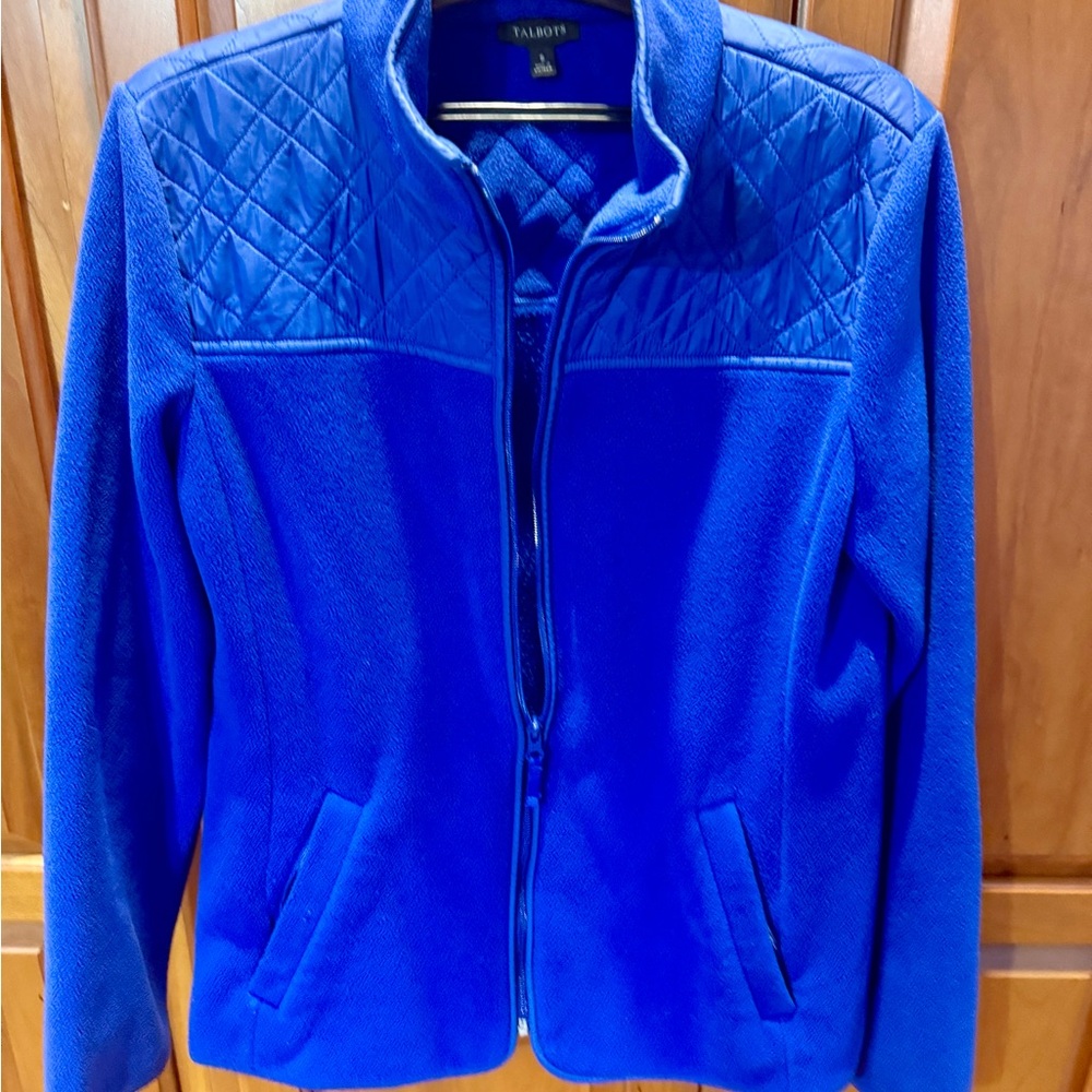 Talbots Women's Royal Blue FleeceJacket